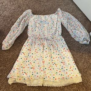 NWOT Lovers + Friends Confetti Print Dress